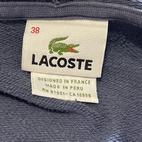 Lacoste Women’s Blue Hoodie Size 38 (Medium) - Picture 9 of 13